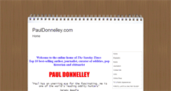 Desktop Screenshot of pauldonnelley.com