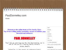 Tablet Screenshot of pauldonnelley.com